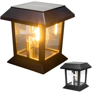 ZNICZ SOLARNY LED LAMPION NA GRÓB Cmentarz STATUETKA NA CMENTARZ Z KRZYŻEM