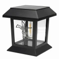 ZNICZ SOLARNY LED LAMPION NA GRÓB STATUETKA NA CMENTARZ Z KRZYŻEM