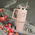 KUBEK TERMICZNY z grawerem DLA DZIEWCZYNY KOLEŻANKI Dzień Kobiet URODZINY      GRAP-038-G-BIG-PINK