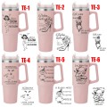 KUBEK TERMICZNY z grawerem DLA DZIEWCZYNY KOLEŻANKI Dzień Kobiet URODZINY      GRAP-038-G-BIG-PINK