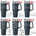 KUBEK TERMICZNY DUŻY śmieszny grawer DZIEŃ KOBIET prezent URODZINY IMIENINY      GRAP-038-G-BIG-BLACK