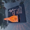 ZNICZ DLA RODZICÓW podstawka na cmentarz grób PŁOMIEŃ LED wieczny lampion