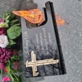 DEKORACJA na grób ZNICZ podstawka na cmentarz LAMPKA LED wieczna latarenka
