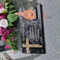 DEKORACJA na grób ZNICZ podstawka na cmentarz LAMPKA LED wieczna latarenka