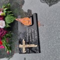 DEKORACJA na grób ZNICZ podstawka na cmentarz LAMPKA LED wieczna latarenka
