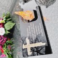 DEKORACJA na grób ZNICZ podstawka na cmentarz LAMPKA LED wieczna latarenka