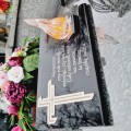 DEKORACJA na grób ZNICZ podstawka na cmentarz LAMPKA LED wieczna latarenka