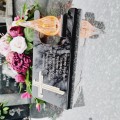 DEKORACJA na grób ZNICZ podstawka na cmentarz LAMPKA LED wieczna latarenka