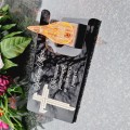 DEKORACJA na grób ZNICZ podstawka na cmentarz LAMPKA LED wieczna latarenka
