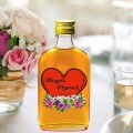 PIERSIÓWKA WESELNA 10x butelka 100ml na ALKOHOL z NADRUK prezent dla gości