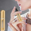 ATOMIZER PODRÓŻNY Z ROZPYLACZEM FLAKON Dozownik Do Perfum Złoty Kolor 5ml