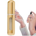 ATOMIZER PODRÓŻNY Z ROZPYLACZEM FLAKON Dozownik Do Perfum Złoty Kolor 5ml