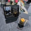 ZNICZ LED Statuetka Ze Zdjęciem Cmentarz GRÓB dla Mamy Taty Babci Dziadka