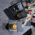 ZNICZ LED Statuetka Ze Zdjęciem Cmentarz GRÓB dla Mamy Taty Babci Dziadka