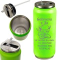 KUBEK TERMICZNY Termos PREZENT KLASOWY Dzień Kobiet Dla koleżanki z klasy   GRAP-039-SZ-N-GREEN