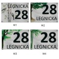 TABLICZKA Z NUMEREM NA DOM TABLICA ADRESOWA Aluminiowa Numer Domu Adresówka UVP-153-SIL-TERKOL-S