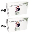 KSIĘGA GOŚCI NA WESELE ŚLUB DREWNIANA PAMIĄTKA ELEGANCKA PERSONALIZOWANA