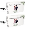 KSIĘGA GOŚCI NA WESELE ŚLUB DREWNIANA PAMIĄTKA ELEGANCKA PERSONALIZOWANA