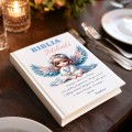 Pamiątka Chrzest BIBLIA PISMO ŚW nadruk z imieniem OD CZRESTNYCH DZIADKÓW          UVP-149-BIBLIA-CHRZ