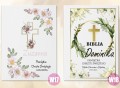 Pamiątka Chrzest BIBLIA PISMO ŚW nadruk z imieniem OD CZRESTNYCH DZIADKÓW          UVP-149-BIBLIA-CHRZ