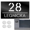 TABLICZKA Z NUMEREM DOMU TABLICA ADRESOWA Na Dom Numer Adres Ulica 15X25CM  LASP-342-M-3