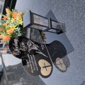 ZNICZ SOLARNY z Grawerem Wieczna Lampka Latarenka LED STATUETKA dla taty