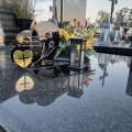 ZNICZ SOLARNY z Grawerem Wieczna Lampka Latarenka LED STATUETKA dla taty
