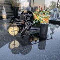 ZNICZ SOLARNY z Grawerem Wieczna Lampka Latarenka LED STATUETKA dla taty
