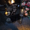 ZNICZ SOLARNY z Grawerem Wieczna Lampka Latarenka LED STATUETKA dla taty