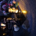 ZNICZ SOLARNY z Grawerem Wieczna Lampka Latarenka LED STATUETKA dla taty