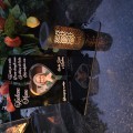 WIECZNY ZNICZ SOLARNY LED Ze Zdjęciem Cmentarz dla Mamy Taty Babci Dziadka