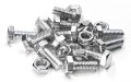 M6x30 ŚRUBA SZEŚCIOKĄTNA ŚRUBY Z NAKRĘTKĄ OCYNK ŁEB 6-KĄTNY 5szt