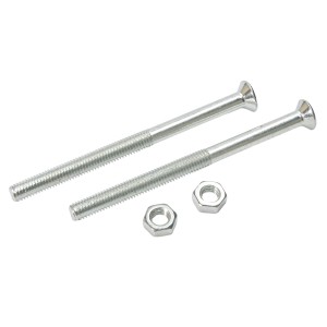 M6x80mm ŚRUBA STOŻKOWA ŚRUBY Z NAKRĘTKĄ OCYNK  KRZYŻAK 4szt