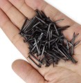 13x1mm GWOŹDZIE MAŁE GWOŹDZIKI STALOWE CZARNE 130szt