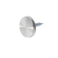 4 SZT MOCOWANIE LUSTRA SZKŁA TABLICZKI WKRĘTY ZAŚLEPKI 30 MM STAL INOX