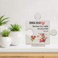 DUŻY SZKLANY  PUZZEL PREZENT NA WALENTYNKI DLA NIEJ DZIEWCZYNY ŻONY