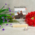PREZENT NA DZIEŃ TATY RAMKA NA SZKLE ZE ZDJĘCIEM Pierwszy Raz Tata Ojca