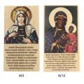 ELEGANCKI ZESTAW KOLĘDOWY Z IKONĄ Krzyż z Jezusem Jasne Drewno Świecznikx2