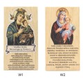 ELEGANCKI ZESTAW KOLĘDOWY Z IKONĄ Krzyż Szare Drewno Brąz Świecznikx2