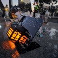 ZNICZ SOLARNY podstawka na cmentarz LAMPKA LED wieczna latarenka na grób