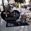 SOLARNY ZNICZ Led Statuetka NA CMENTARZ GRÓB DUŻA Lampka Led z Grawerem