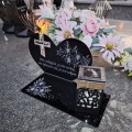 SOLARNY ZNICZ Led Statuetka NA CMENTARZ GRÓB DUŻA Lampka Led z Grawerem
