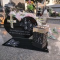 SOLARNY ZNICZ Led Statuetka NA CMENTARZ GRÓB DUŻA Lampka Led z Grawerem