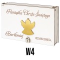 PAMIĄTKA CHRZTU ŚWIĘTEGO Pudełko na Pieniądze PREZENT Chrzest