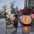 WIECZNY ZNICZ SOLARNY Statuetka dla MAMY na Grób Wszystkich Świętych LED