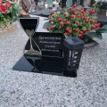 SOLARNY ZNICZ Led Statuetka NA CMENTARZ GRÓB DUŻA Lampka Led z Grawerem