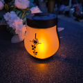 ZNICZ SOLARNY LED  LAMPION NA GRÓB STATUETKA NA CMENTARZ RÓŻA KRZYŻ NOWOSCI