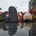 WIECZNY ZNICZ SOLARNY Statuetka dla BABCI  na Grób Wszystkich Świętych LED
