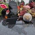 WIECZNY ZNICZ SOLARNY Statuetka dla BABCI  na Grób Wszystkich Świętych LED