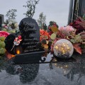 WIECZNY ZNICZ SOLARNY Statuetka dla DZIADKA na Grób Wszystkich Świętych LED
